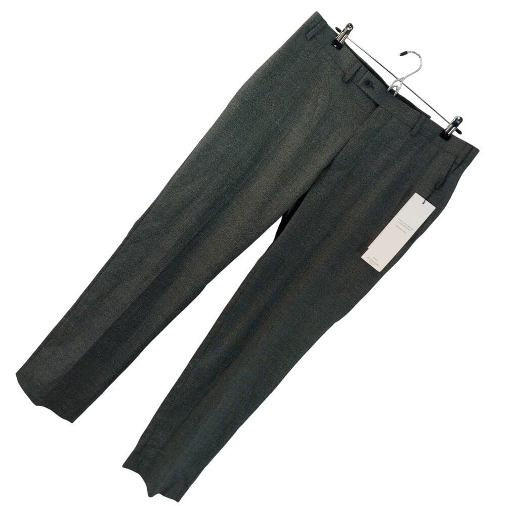 NWT@$95! CALVIN KLEIN! BLACK/WHITE MICRO BLENDED TAPERED LEG PANTS! SZ 36x30